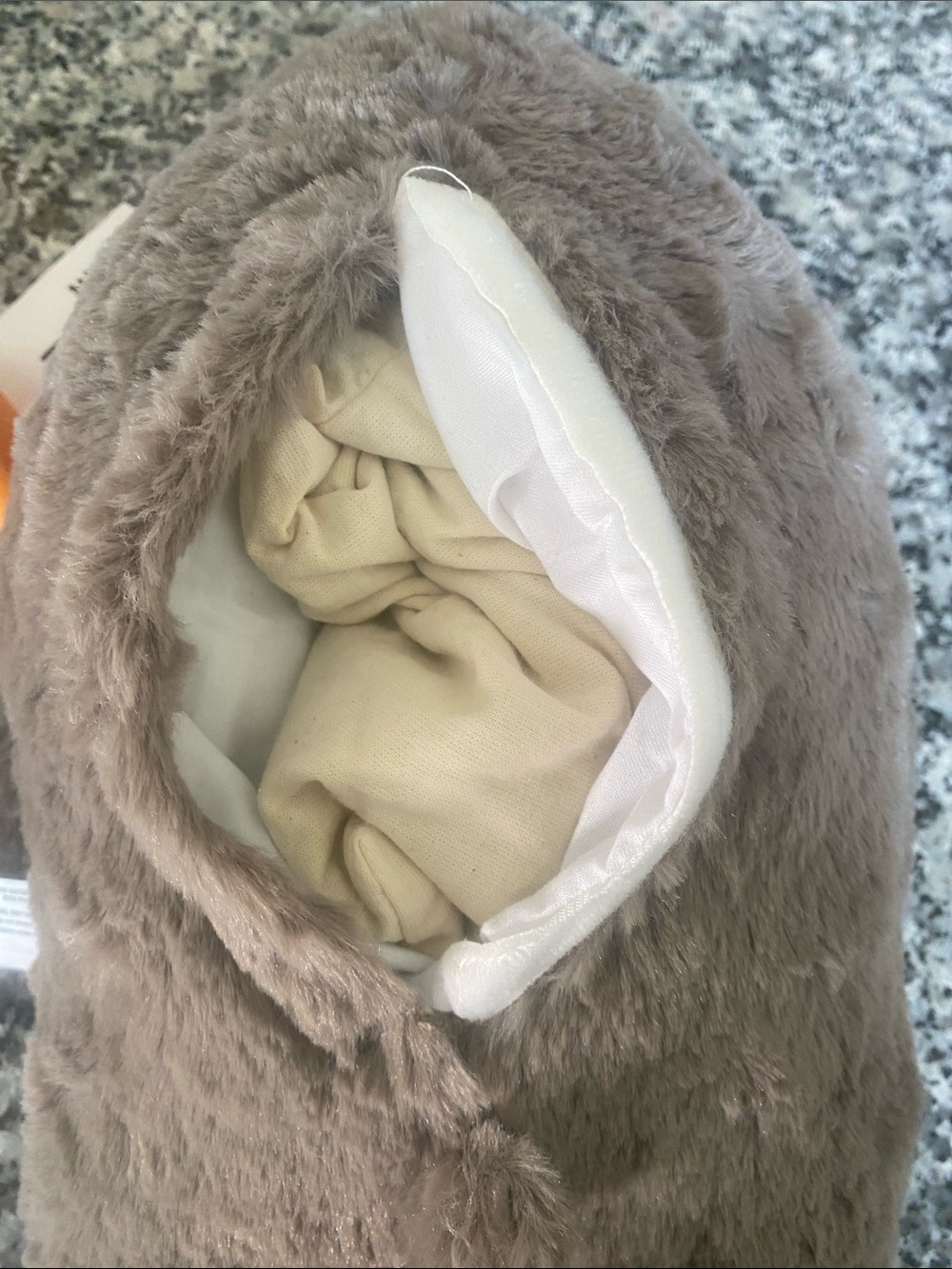 NWT SMOKO Sloth Plush With Heatable Pouch - Picture 9 of 11
